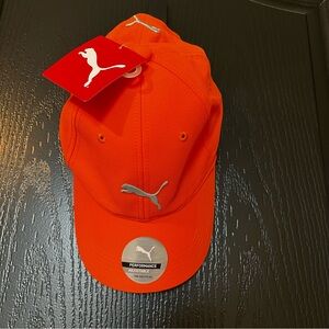 Puma Orange Hat‎ with Curved Bill